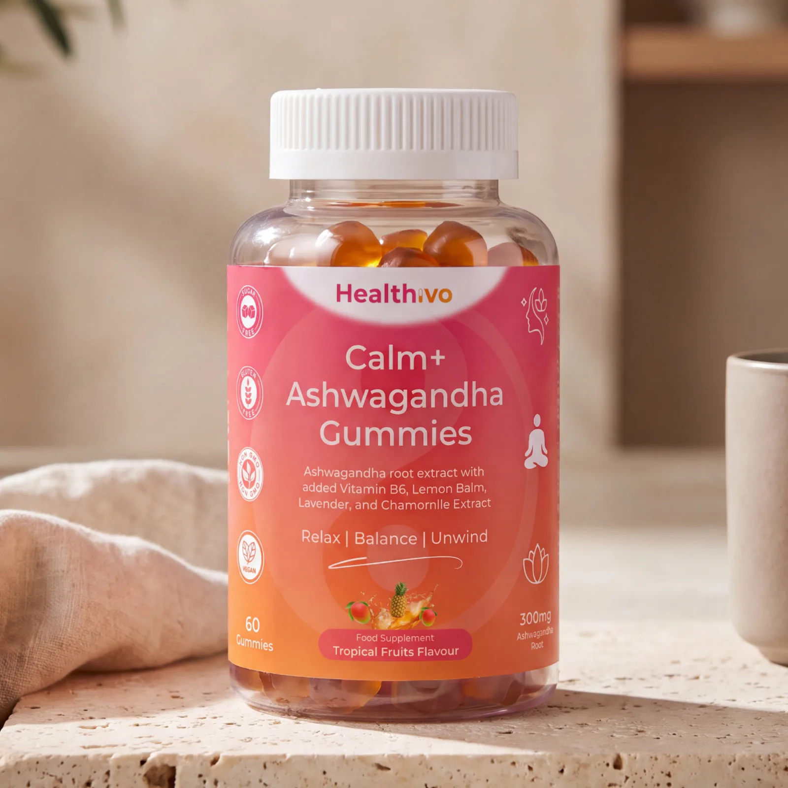 Calm+ Ashwagandha Gummies