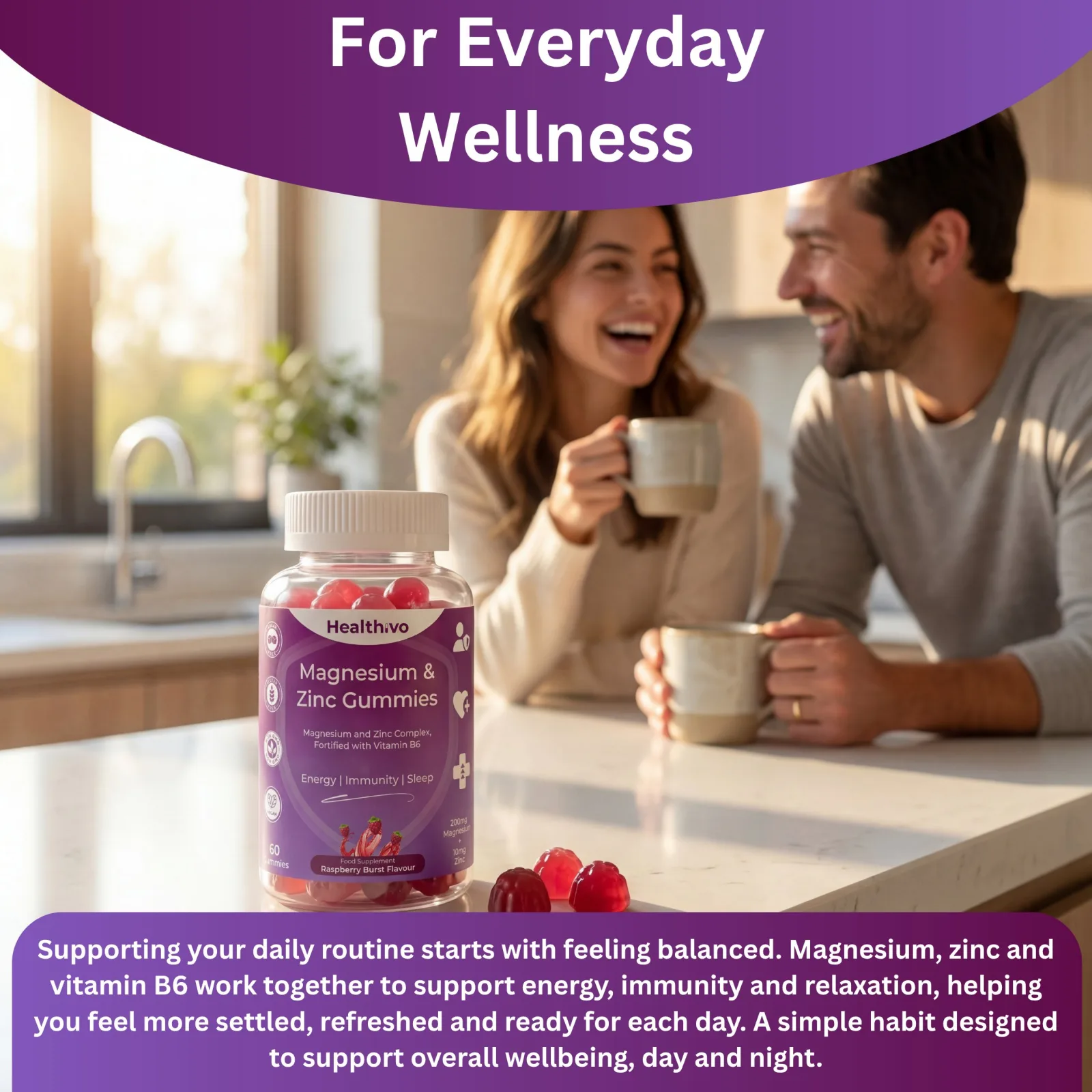 Magnesium and Zinc Gummies