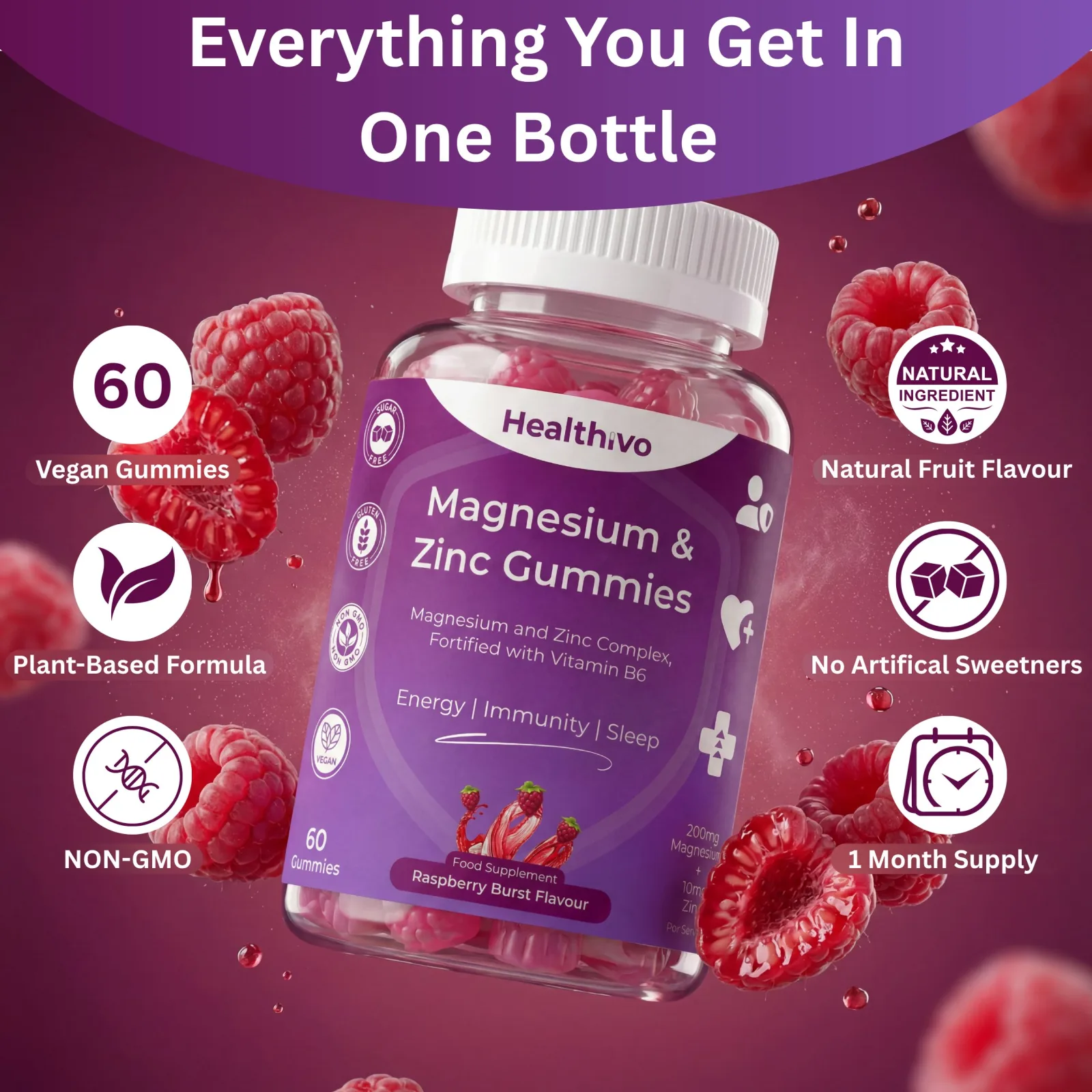 Magnesium and Zinc Gummies