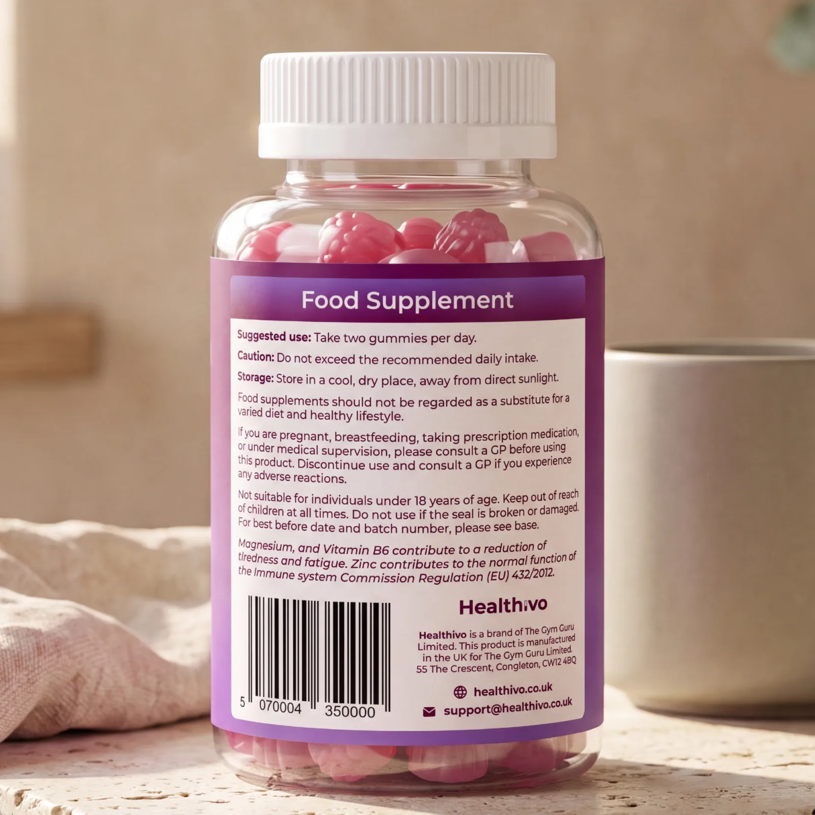 Magnesium and Zinc Gummies