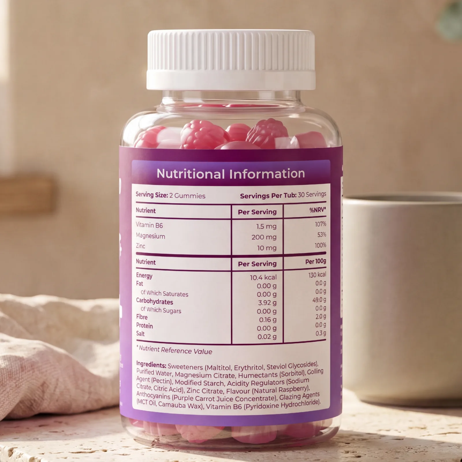 Magnesium and Zinc Gummies