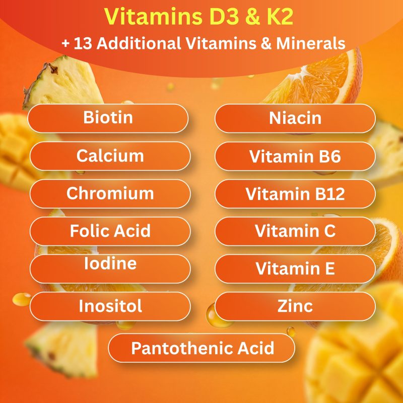 Vitamin D3 and K2 Gummies