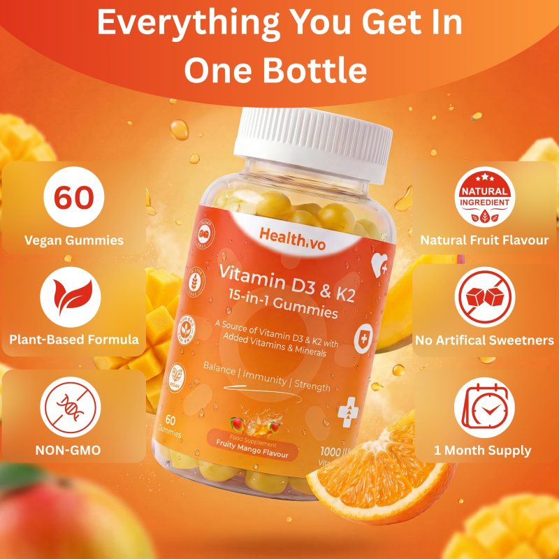 Vitamin D3 and K2 Gummies