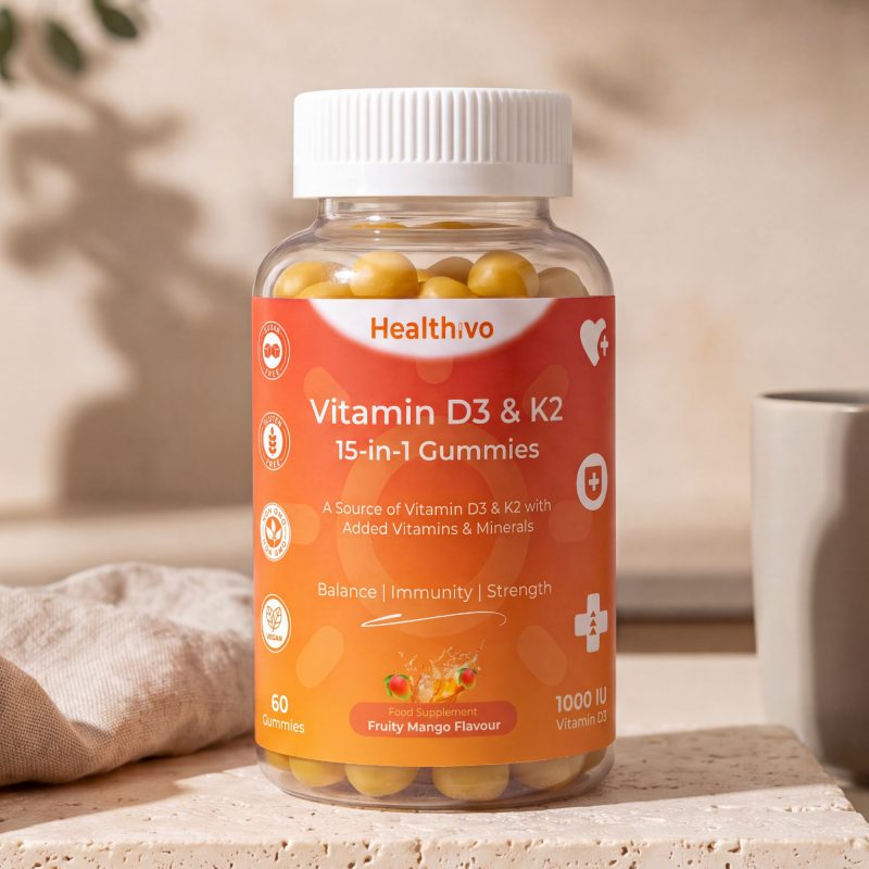 Vitamin D3 and K2 Gummies