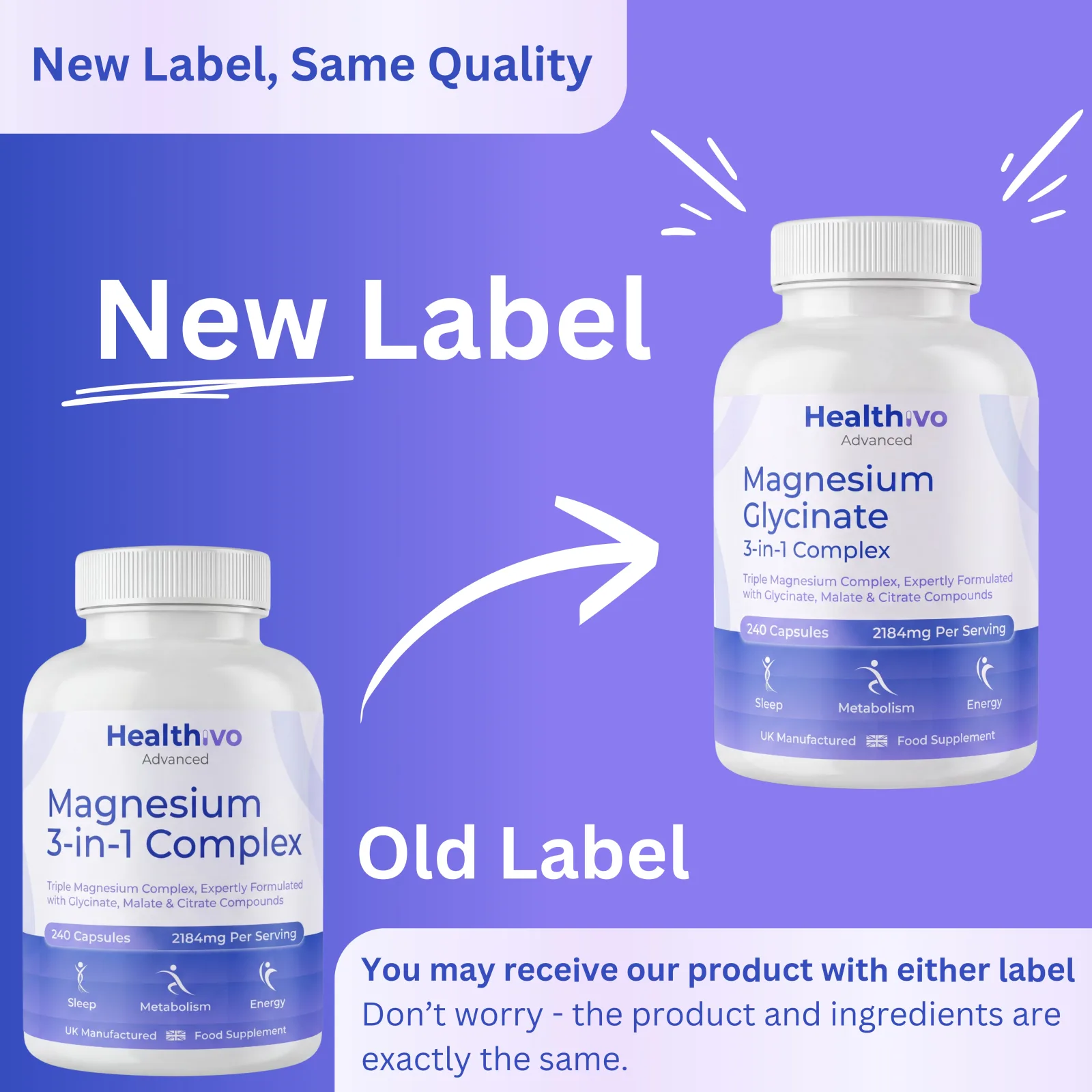 Magnesium Glycinate 3-in-1 Complex