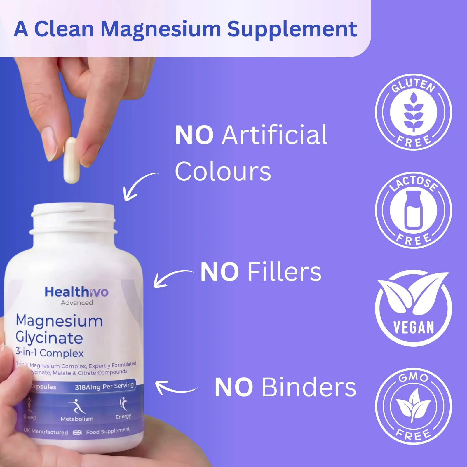 Magnesium Glycinate 3-in-1 Complex