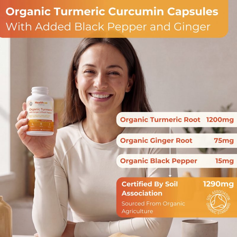 Organic Turmeric with Ginger and Black Pepper