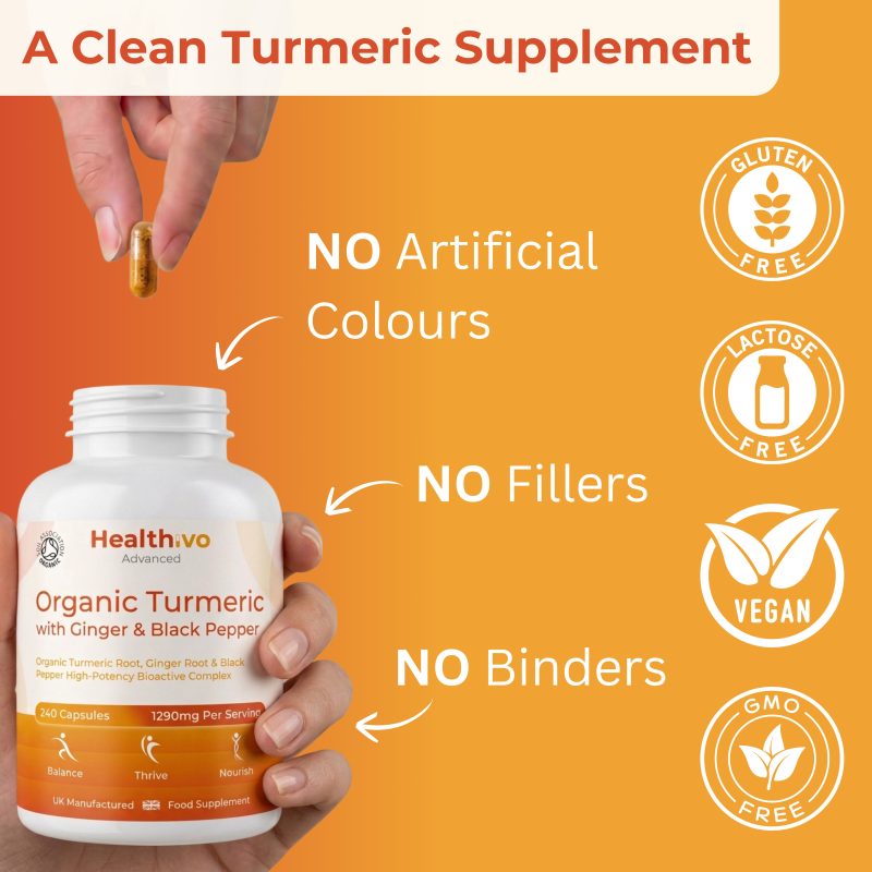 Organic Turmeric with Ginger and Black Pepper